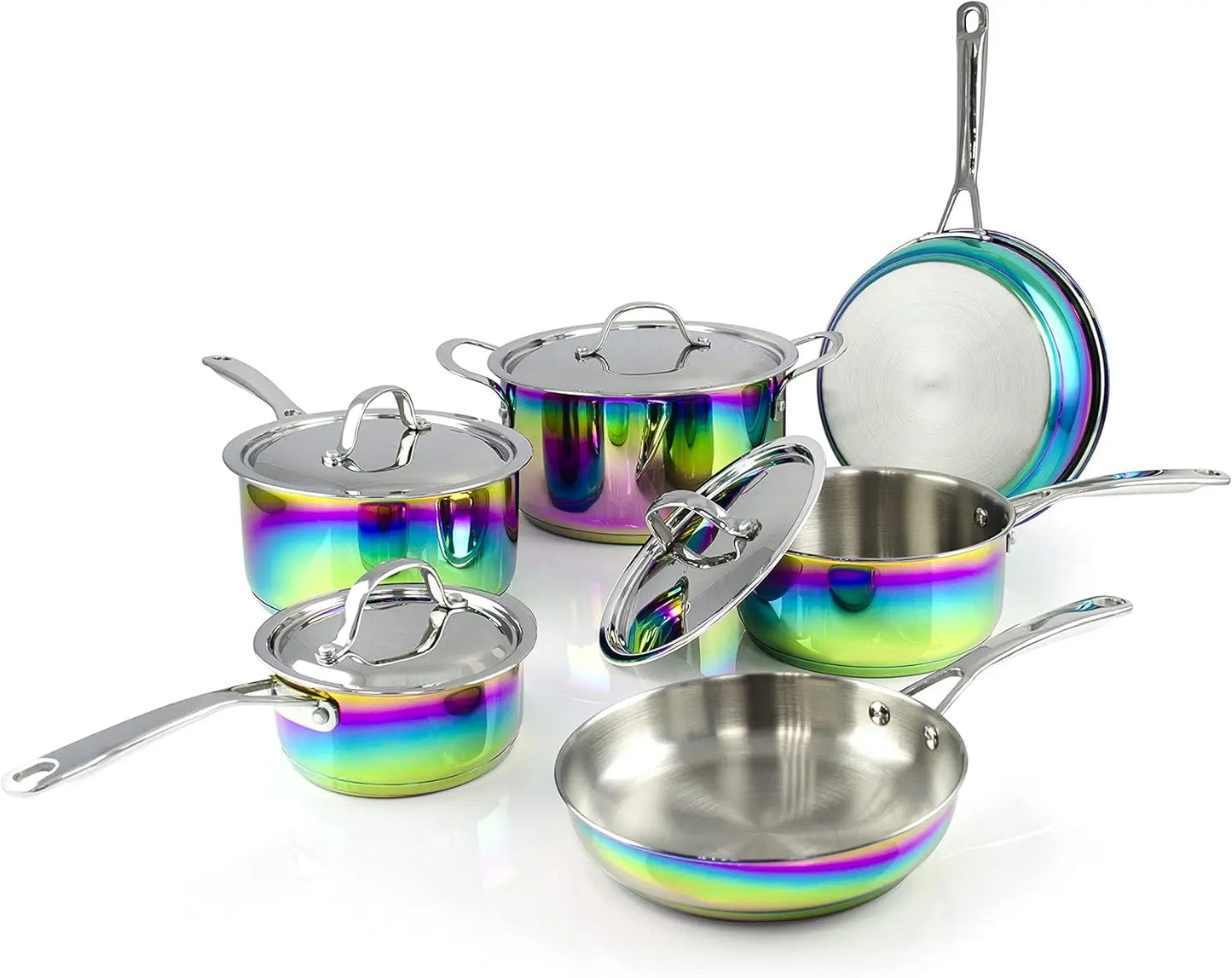 Magical Kitchen Collection - Iridescent Rainbow Cookware Set
