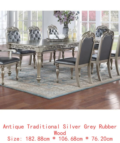 Formal 1pc Dining Table with 2 Leaves