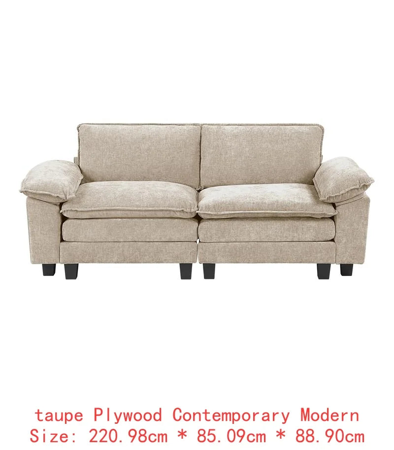 6-Piece Modular Sectional Sofa Set