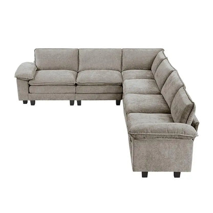 6-Piece Modular Sectional Sofa Set