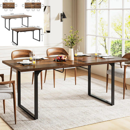 Rectangular Dinner Table for Dining Room