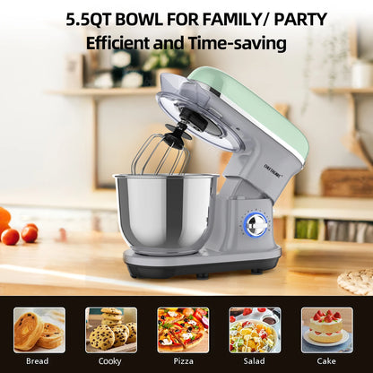 1pc Stand Mixer, 5.5QT Tilt-Head