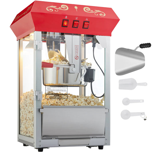 8/12Oz Electric Popcorn Maker Commercial Popper Machine