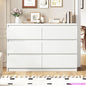 White 6 Drawer Dresser