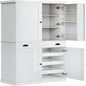 72" Freestanding Cupboard with Drawer