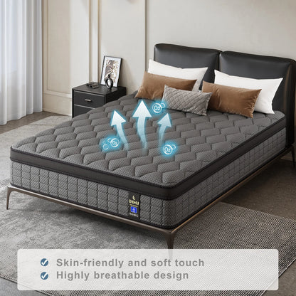 Gel Memory Foam Hybrid Pocket Spring Mattress Medium Firm