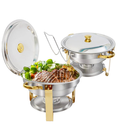 5QT Chafing Dish Buffet Set Stainless Steel