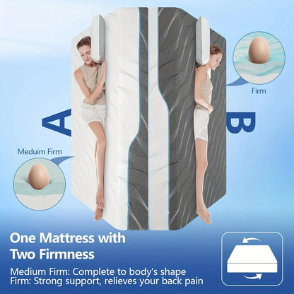 Medium Firm - Extra Firm Dual Sides Flippable Mattress