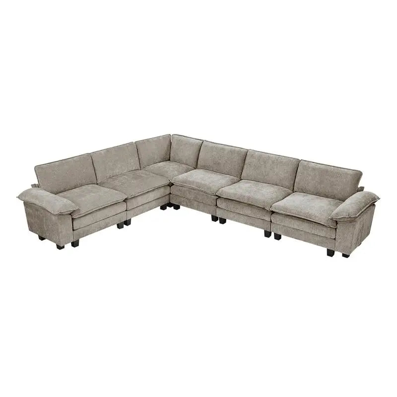 6-Piece Modular Sectional Sofa Set