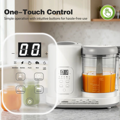 4-12 Months Baby Food Maker Steamer Blender