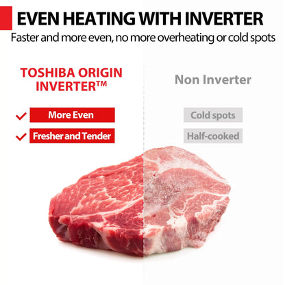 6-in-1 Inverter Microwave Oven Air Fryer