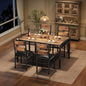 Wood Kitchen Table Chairs Set of 4