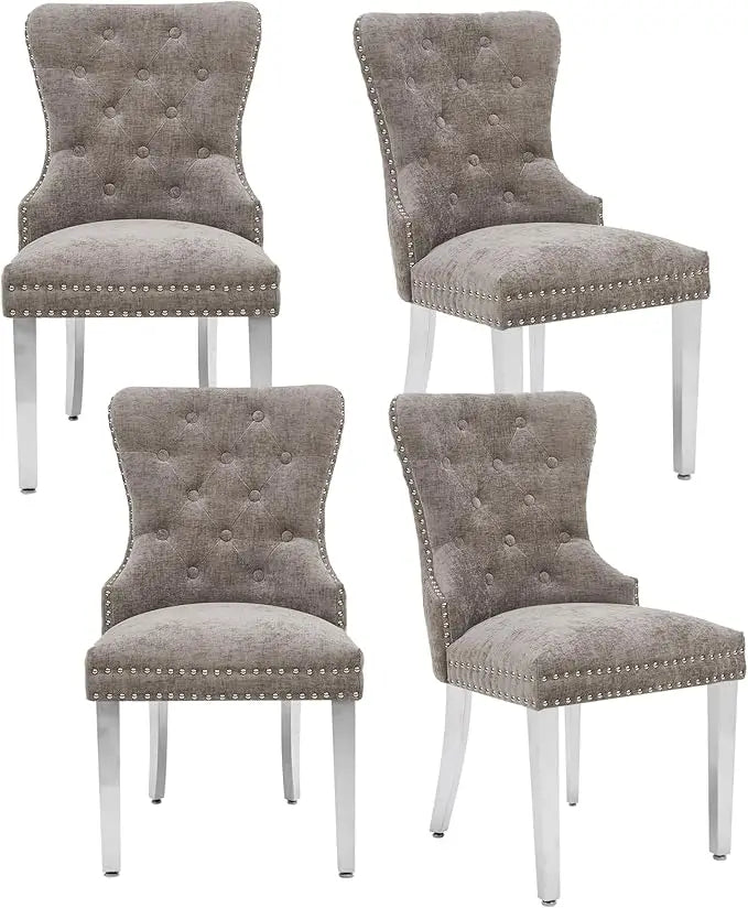 Velvet Dining Chairs Set of 4