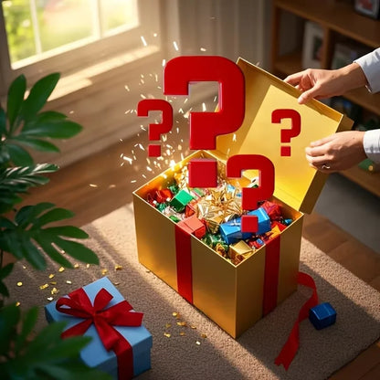 2025 Mystery Surprise Box - Random Gifts in Premium Black Packaging, Fun Blind Box for Adults, Teens & Kids