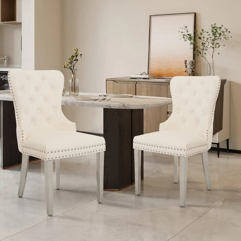 Velvet Dining Chairs Set of 4