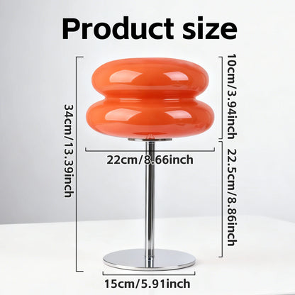 Macaron Glass Table Lamp Trichromatic Dimming