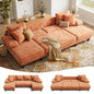 U-Shaped Sleeper Sofa with Pull Out Couch Bed